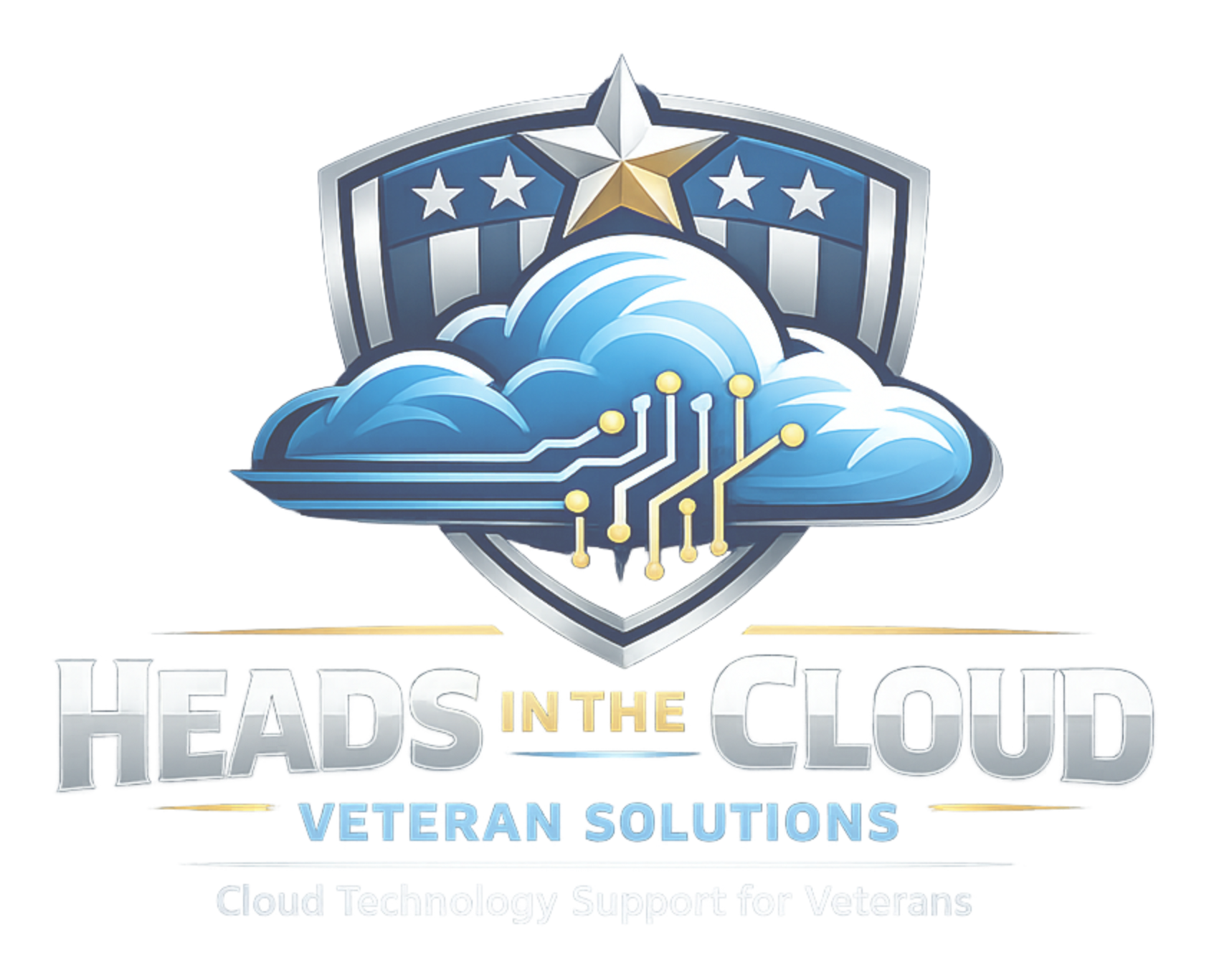 Heads in the Cloud Veteran Solutions emblem