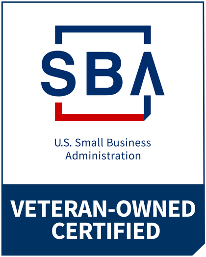 Official SBA Veteran-Owned Certified logo
